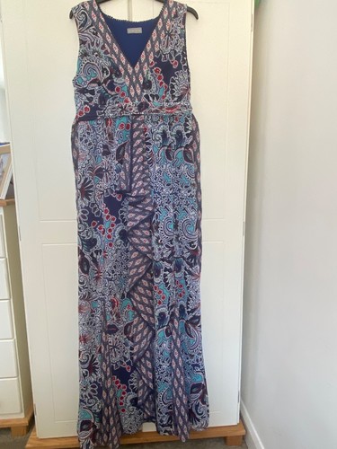 Long sleeveless dress per una - sleeveless,