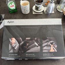 Dyson car cleaning kit with extendable crevice tool, mini turbine, dusting brush