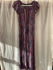 M&CO Petite Size 12  Maxi Dress Lightweight Long Sleeveless 