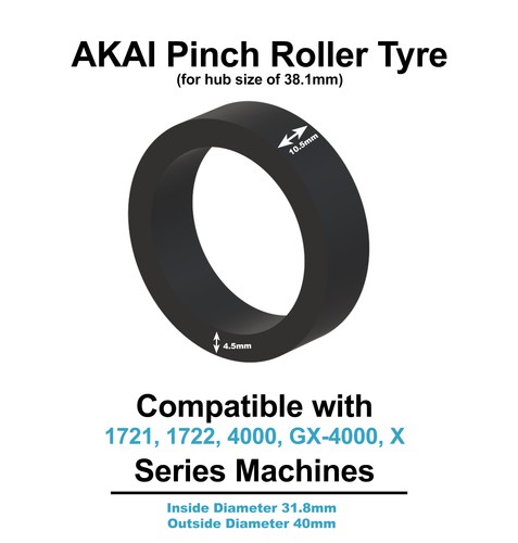 Akai pinch roller tyre - tyre,