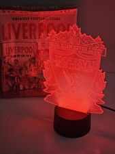 Liverpool FC DVD & Book Gift Set + LED Lamp Light – Football Fan Bundle