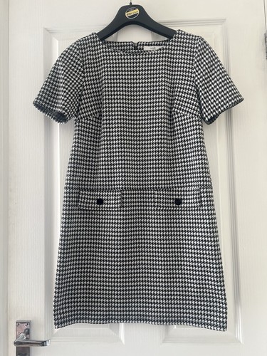 Wallis black white - black, dogtooth