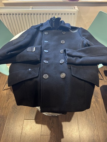 Superdry navy classic pea coat - navy,