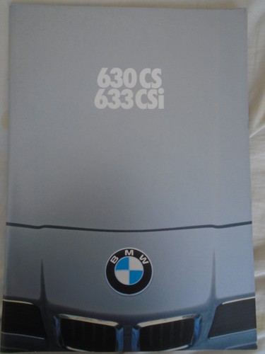 Bmw 630cs 633 csi range - 630cs,