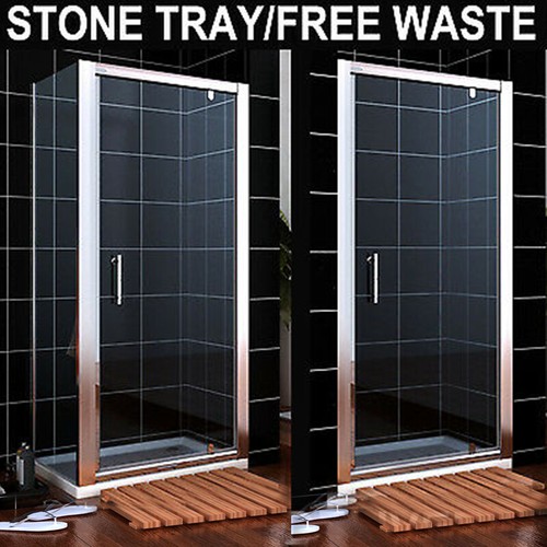 Pivot shower door enclosure - shower,