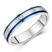 5mm Titanium Diamond Blue