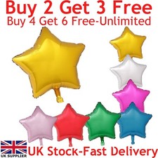 18" Star Shape Foil Balloons