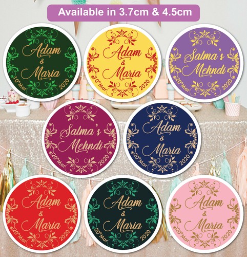 Glossy personalised wedding - glossy,