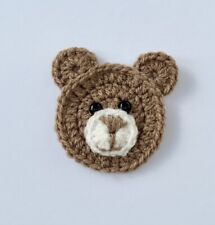 CROCHET Teddy Bear Applique, 1