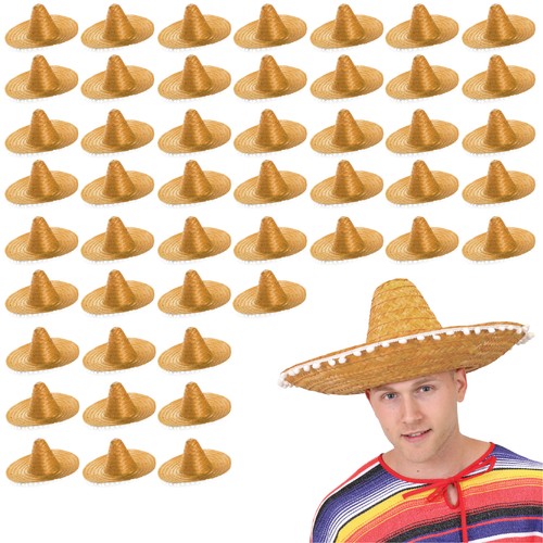 Orange mexican sombrero - 48,