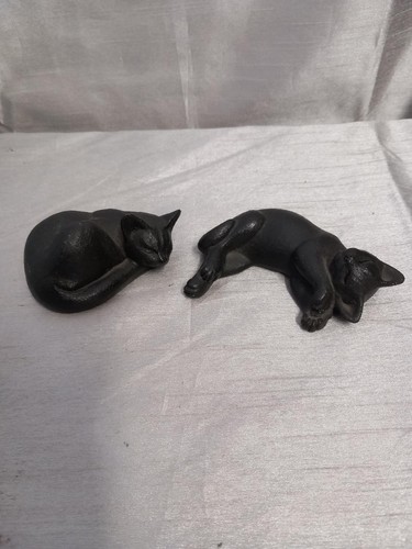 Suzie marsh black resin cat - resin,