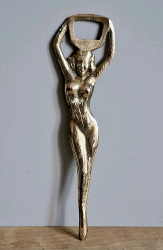 Brass lady pin up - lady, pin-up