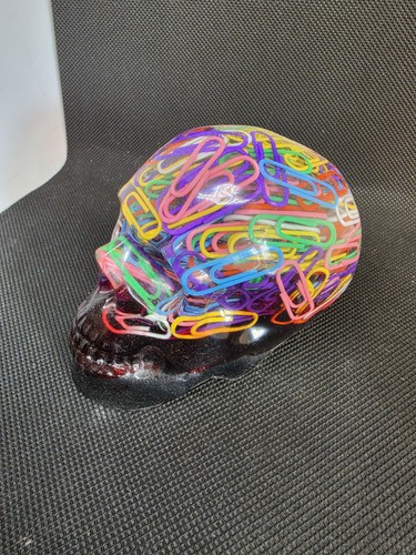 Handmade resin skull - handmade,