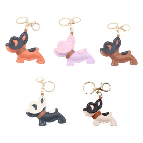 Leather keychain miniature - keychain,