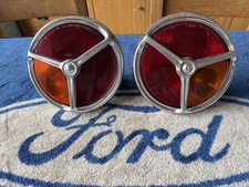 Pair Ford Cortina Mk1 Rear Light Units Nice Condition