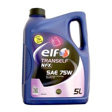 Elf Tranself NFX SAE 75W Synthetic Gearbox Oil Transmission Fluid 5L 5 Litres