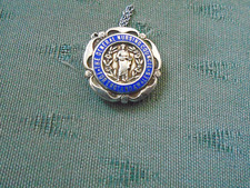 1936 GENERAL NURSING COUNCIL FOR ENGLAND & WALES ENAMEL BADGE - SRN - E S GRAHAM