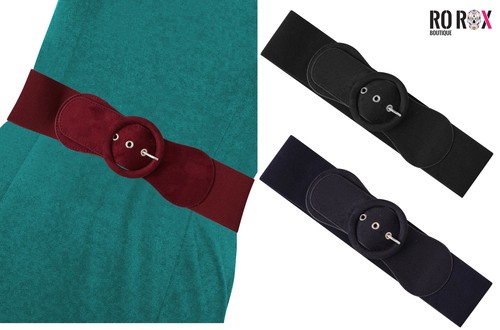 Rox stretchy suede belt - suede,