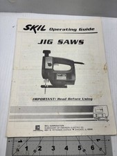 Skil Jig Saw Operating Guide