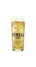 2 x Estrella damn half pint glasses