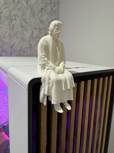 Jesus christ sitting statuette - christ,