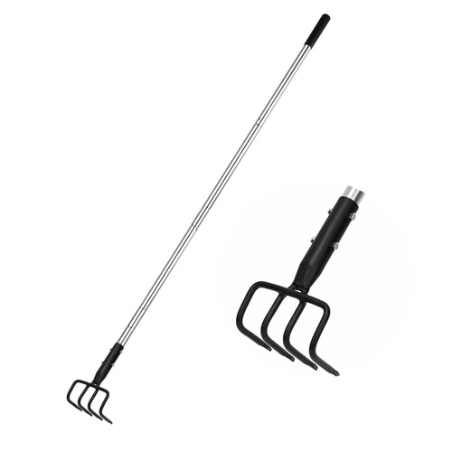 Long hand cultivator carbon - long,