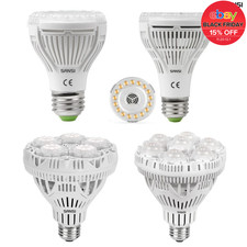 SANSI LED Grow Light 10W 24W 36W 40W Full Spectrum Indoor Plants Lamp Grow Bulb