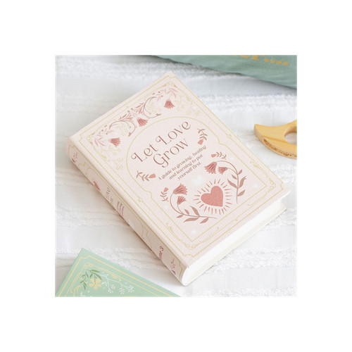 Pink book shaped storage box - book,