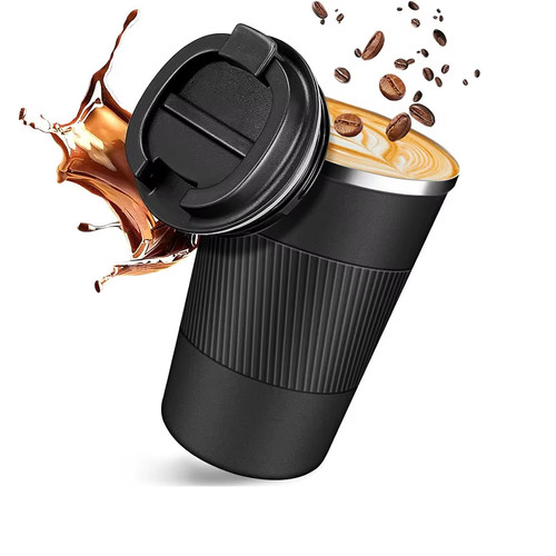 Stainless steel coffee cup - stainless,