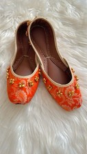 Indian Pakistani Punjabi Jutti Khussa Wedding Shoes Women Size Available  4/5/7