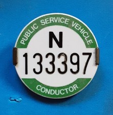 PSV BUS CONDUCTOR BADGE - PCV