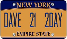 Novelty Number Plate