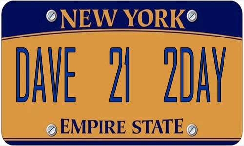 Novelty number plate - novelty,