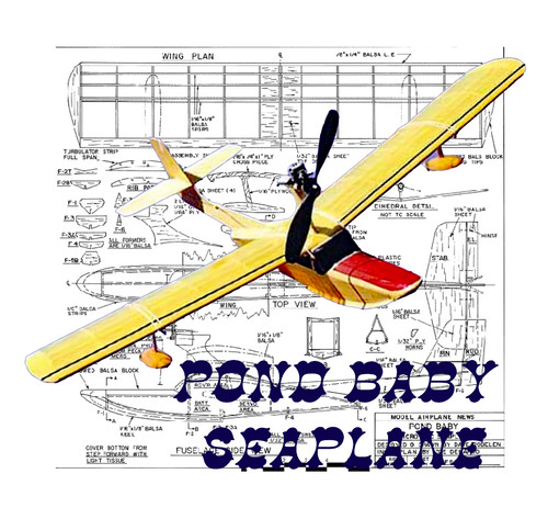 Pond baby micro seaplane - pond,