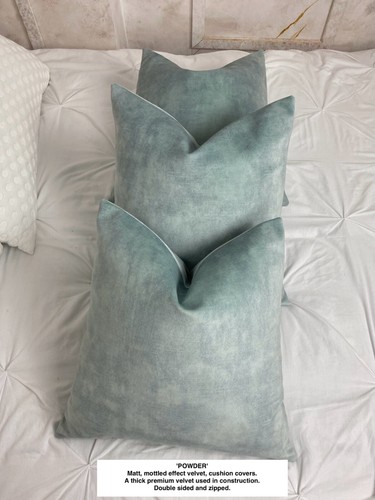 Set pale blue velvet zip - 3,