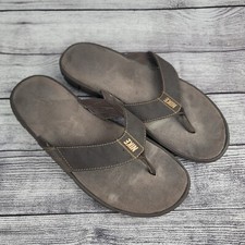 Mens Nike Brown Leather Flip