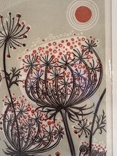 ANGIE LEWIN Floral linocut