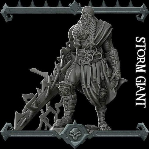Storm giant - resin, 3d