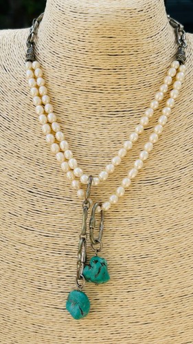 Silver tone metal chunky chain