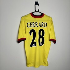 Liverpool Football Shirt Jersey 1997-1999 Away GERRARD #28 (M) 10813