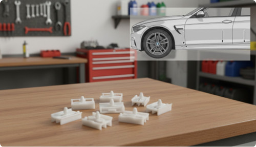 Fit bmw 10x white side - 10x, skirt