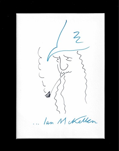 Ian mckellen drawing - drawing, of