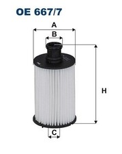 OIL FILTER OE 667/7 FILTRON