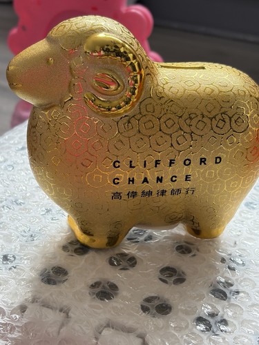 Clifford chance gold sheep - gold,