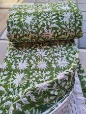 Indian Kantha Quilt Throw –