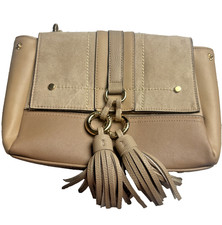 River  island tassel Shoulder bag Light Brown  25x18x5 Cm RRP£40
