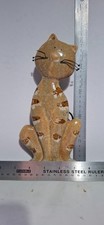 China Cat Ornament with Metal Tail & Whiskers
