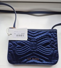 NEW Ted Baker Blue Quilted Bag