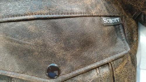 Vtg schott nyc 674 leather - vtg,