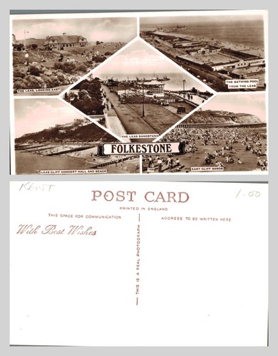 Vintage postcard folkestone - vintage,
